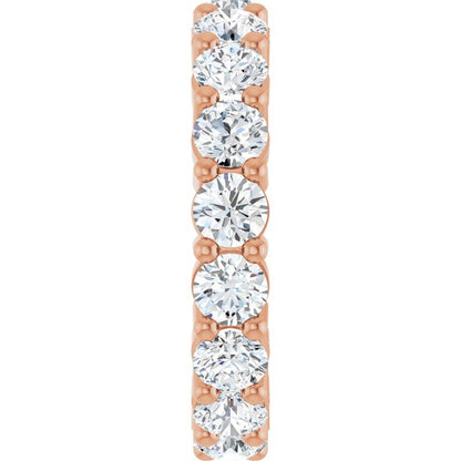 4 CTW Lab-Grown Diamond Eternity Band, Shared-Prong