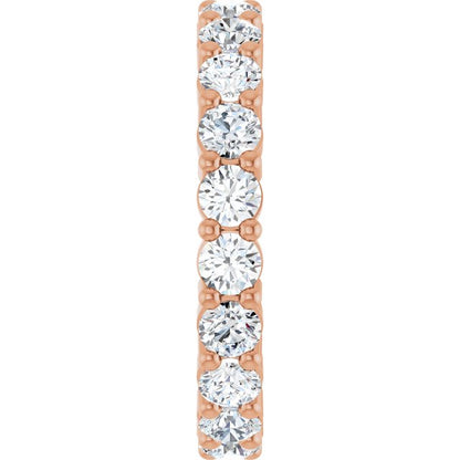 1 3/4 CTW Lab-Grown Diamond Eternity Band, 3.1 mm