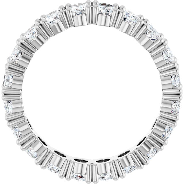 3 5/8 CTW Lab-Grown Diamond Eternity Band, 5.19 mm, Shared-Prong