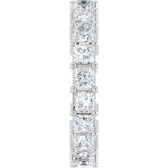 3 3/8 CTW Natural Diamond Eternity Band, Shared-Prong
