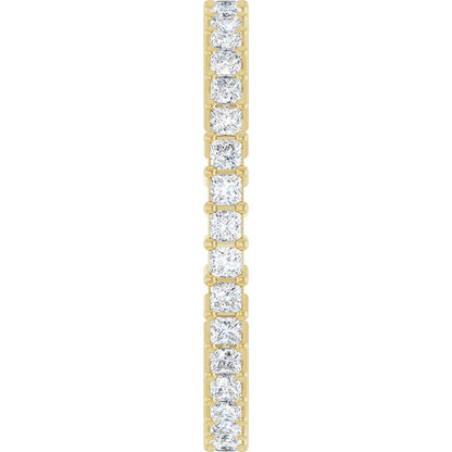 3/4 CTW Natural Diamond Eternity Band, Shared-Prong