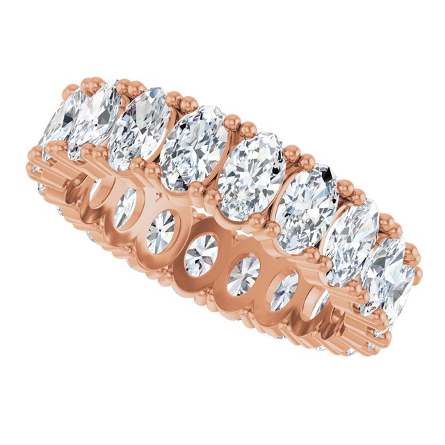 3 5/8 CTW Lab-Grown Diamond Eternity Band, 5.19 mm, Shared-Prong