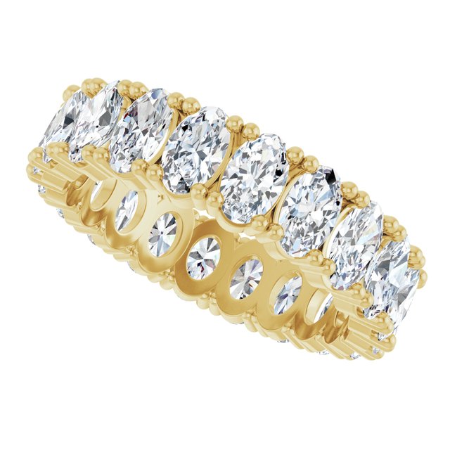 3 5/8 CTW Lab-Grown Diamond Eternity Band, 5.19 mm, Shared-Prong