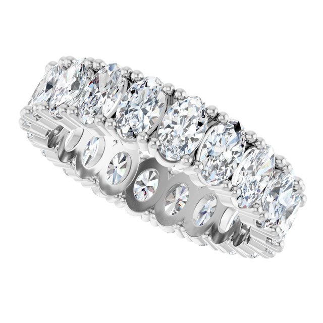 3 5/8 CTW Lab-Grown Diamond Eternity Band, 5.19 mm, Shared-Prong