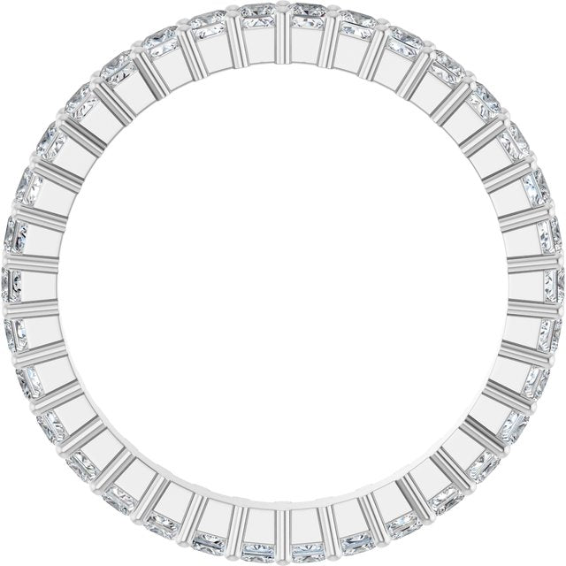 1 1/5 CTW Lab-Grown Diamond Eternity Band, Shared-Prong