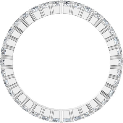 1 1/5 CTW Lab-Grown Diamond Eternity Band, Shared-Prong