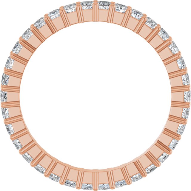 1 1/5 CTW Lab-Grown Diamond Eternity Band, Shared-Prong