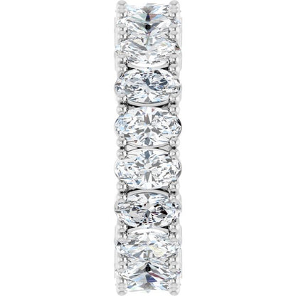 5 CTW Natural Diamond Eternity Band, 5.19 mm, Shared-Prong