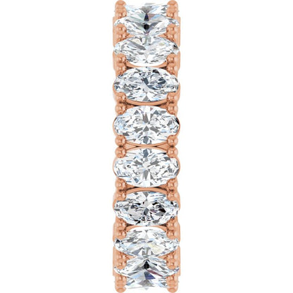 3 5/8 CTW Lab-Grown Diamond Eternity Band, 5.19 mm, Shared-Prong