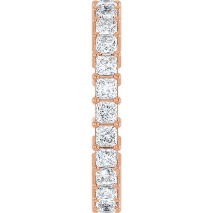 1 9/10 CTW Lab-Grown Diamond Eternity Band, Shared-Prong