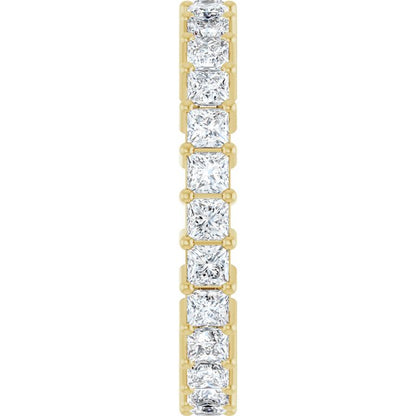 1 9/10 CTW Lab-Grown Diamond Eternity Band, Shared-Prong