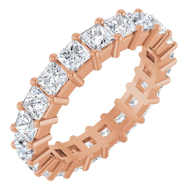 3 3/8 CTW Natural Diamond Eternity Band, Shared-Prong