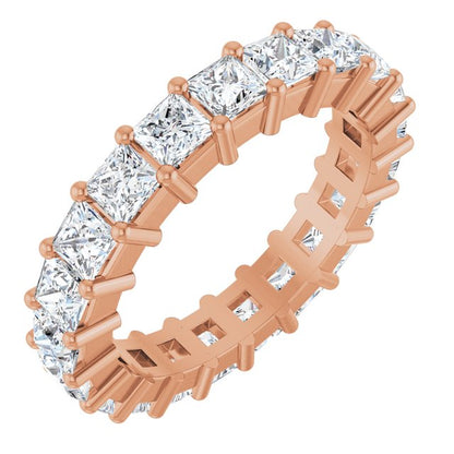 3 3/8 CTW Natural Diamond Eternity Band, Shared-Prong
