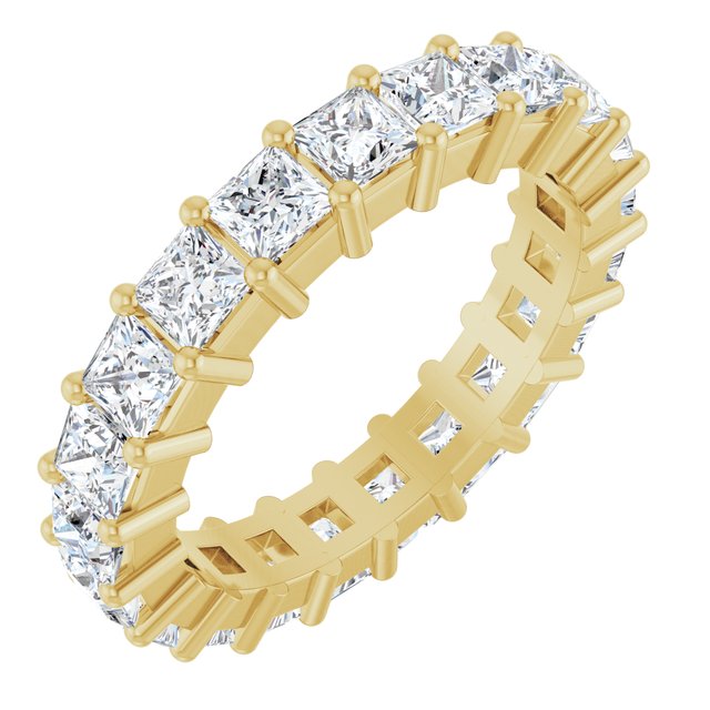 3 3/8 CTW Natural Diamond Eternity Band, Shared-Prong