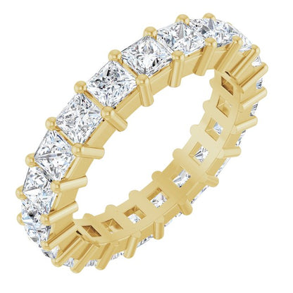 3 3/8 CTW Natural Diamond Eternity Band, Shared-Prong