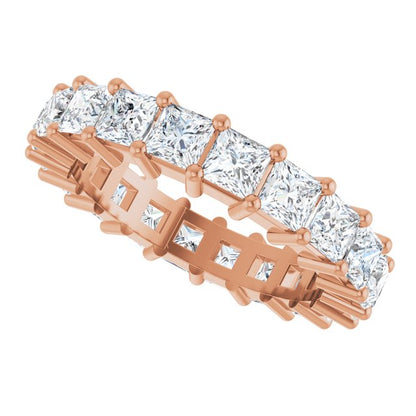 4 CTW Lab-Grown Diamond Eternity Band, Shared-Prong