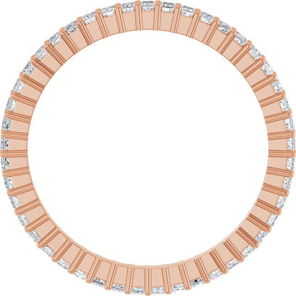 1/2 CTW Lab-Grown Diamond Eternity Band, Style 2