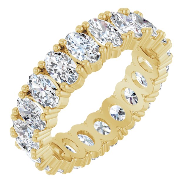 3 5/8 CTW Lab-Grown Diamond Eternity Band, 5.19 mm, Shared-Prong