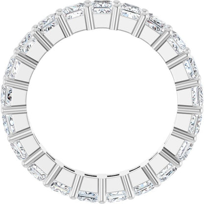 3 3/8 CTW Natural Diamond Eternity Band, Shared-Prong