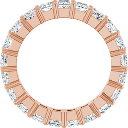 3 3/8 CTW Natural Diamond Eternity Band, Shared-Prong
