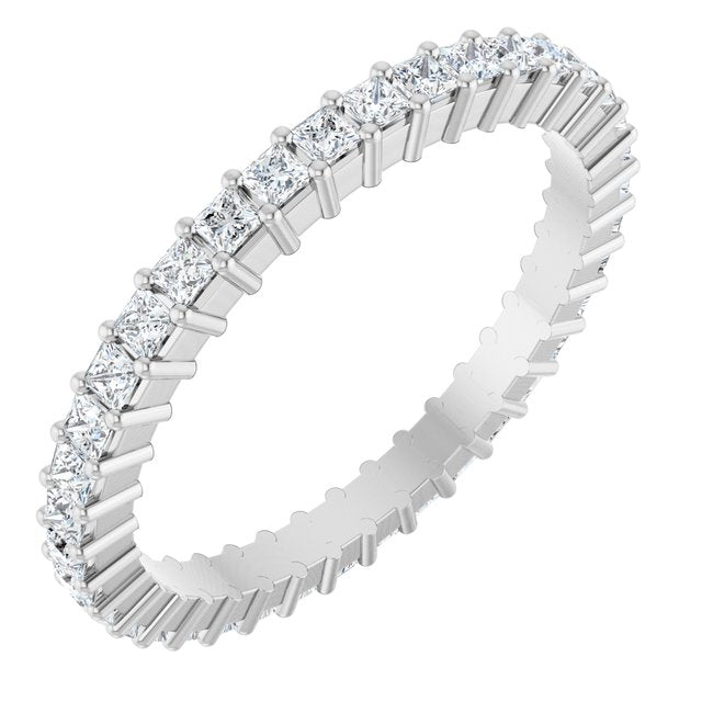 9/10 CTW Natural Diamond Eternity Band, 2.16 mm, Shared-Prong