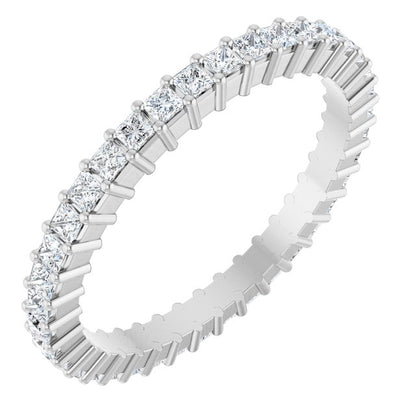 9/10 CTW Natural Diamond Eternity Band, 2.16 mm, Shared-Prong