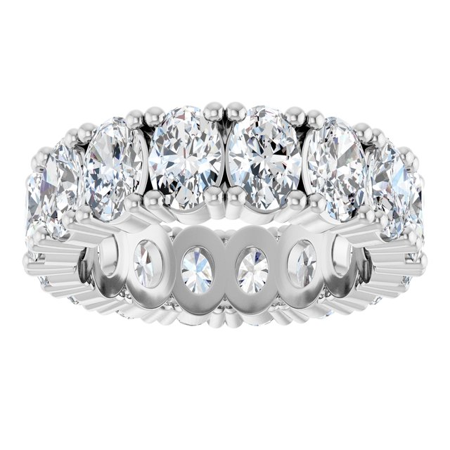 6 CTW Natural Diamond Eternity Band, 6.19 mm, Shared-Prong