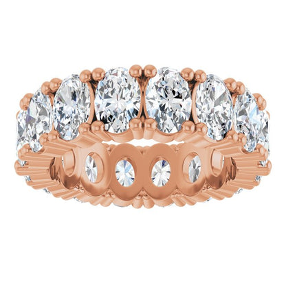 6 CTW Natural Diamond Eternity Band, 6.19 mm, Shared-Prong