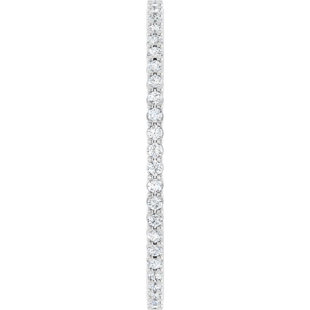 1/5 CTW Natural Diamond Eternity Band, Shared-Prong