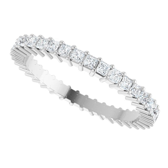 9/10 CTW Natural Diamond Eternity Band, 2.16 mm, Shared-Prong