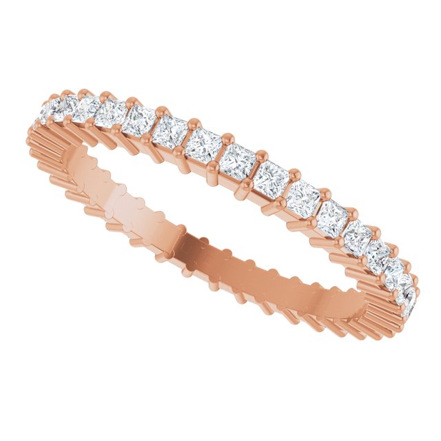 3/4 CTW Lab-Grown Diamond Eternity Band, Shared-Prong