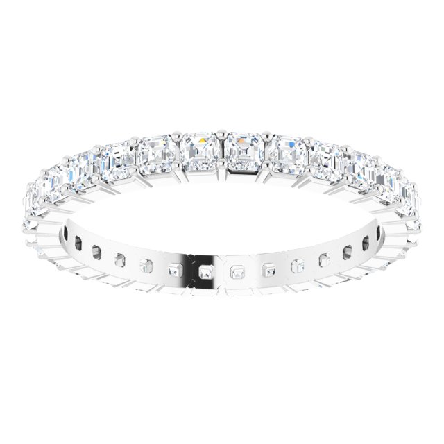 Platinum 1 1/2 CTW Natural Diamond Eternity Band