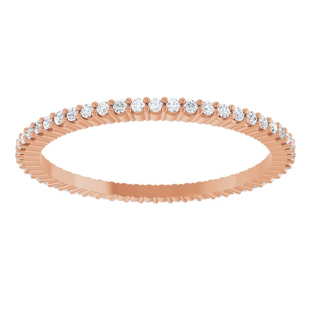 1/5 CTW Natural Diamond Eternity Band, Shared-Prong