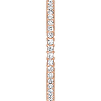 1/2 CTW Lab-Grown Diamond Eternity Band, Style 2