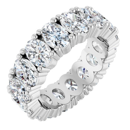 6 CTW Natural Diamond Eternity Band, 6.19 mm, Shared-Prong