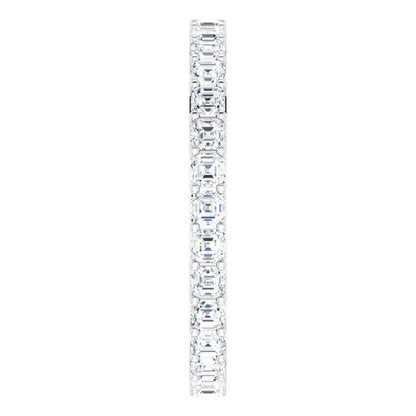 Platinum 1 1/2 CTW Natural Diamond Eternity Band