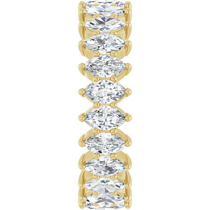 3 1/8 CTW Natural Diamond Eternity Band, 5.5 mm