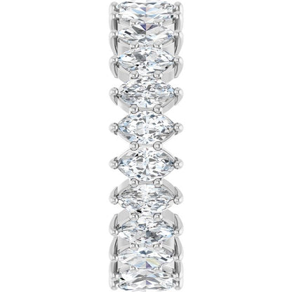 3 1/8 CTW Natural Diamond Eternity Band, 5.5 mm