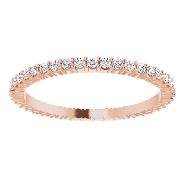3/8 CTW Lab-Grown Diamond Eternity Band, Shared-Prong