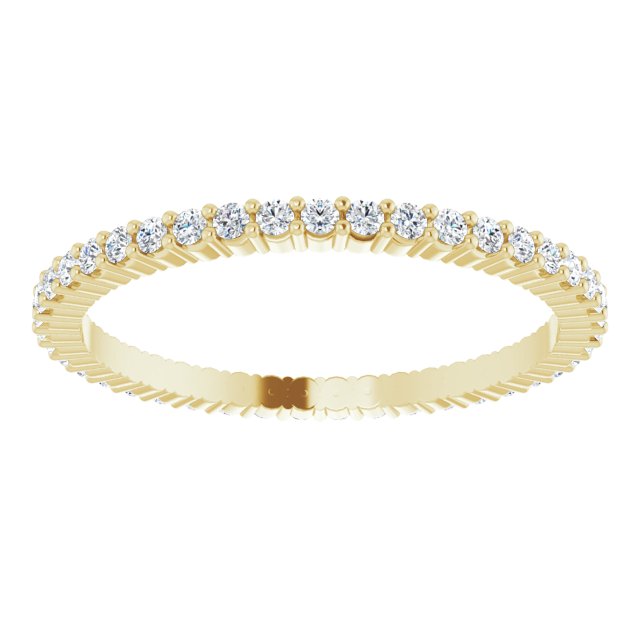 3/8 CTW Lab-Grown Diamond Eternity Band, Shared-Prong