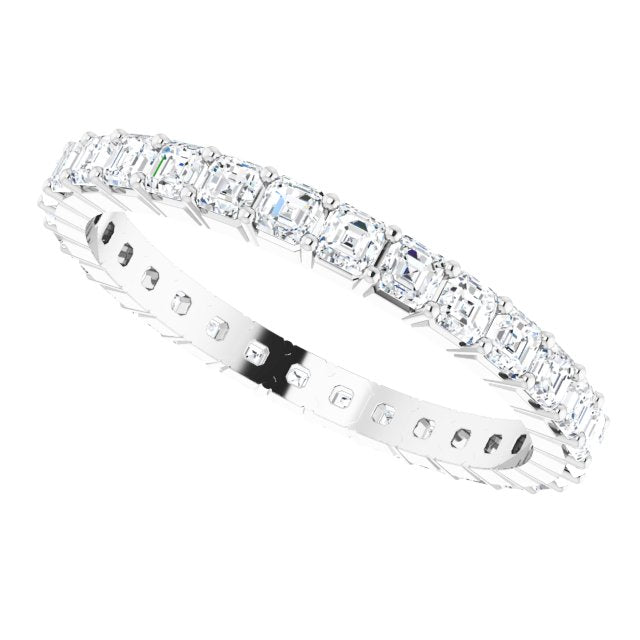 Platinum 1 1/2 CTW Natural Diamond Eternity Band