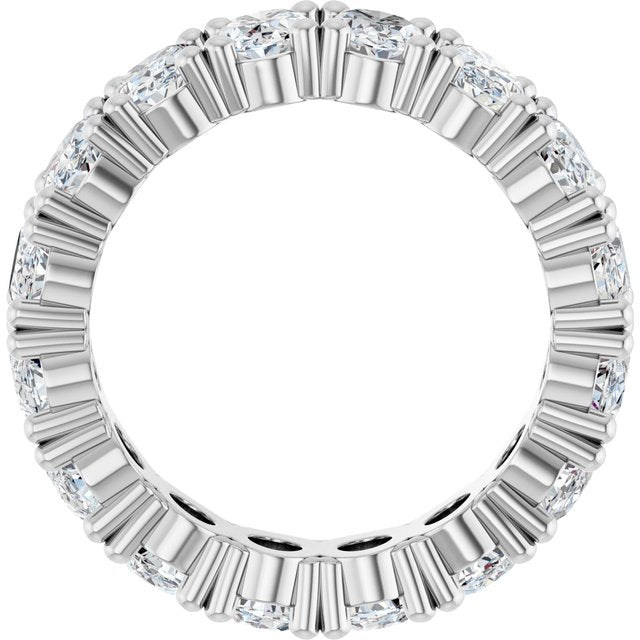6 CTW Natural Diamond Eternity Band, 6.19 mm, Shared-Prong