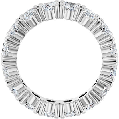 5 9/10 CTW Lab-Grown Diamond Eternity Band, Shared-Prong