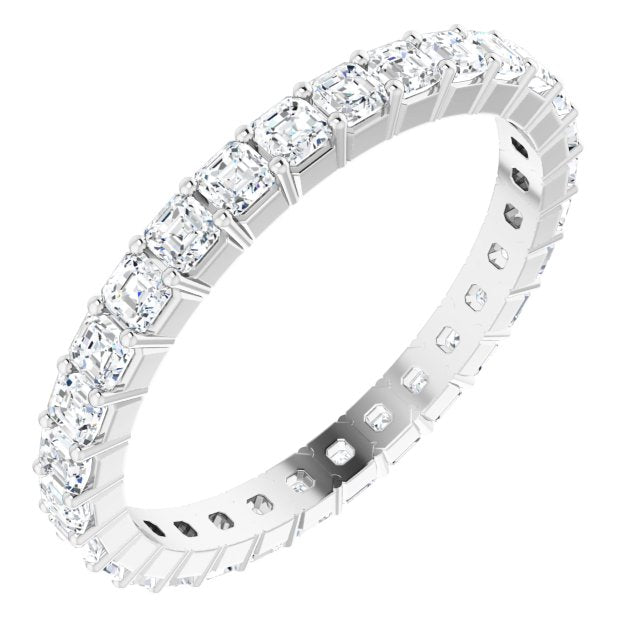 Platinum 1 1/2 CTW Natural Diamond Eternity Band