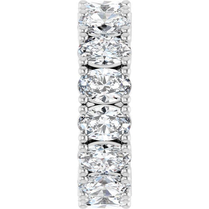 6 CTW Natural Diamond Eternity Band, 6.19 mm, Shared-Prong