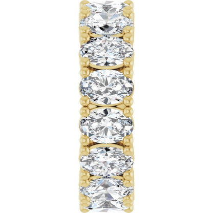 6 CTW Natural Diamond Eternity Band, 6.19 mm, Shared-Prong