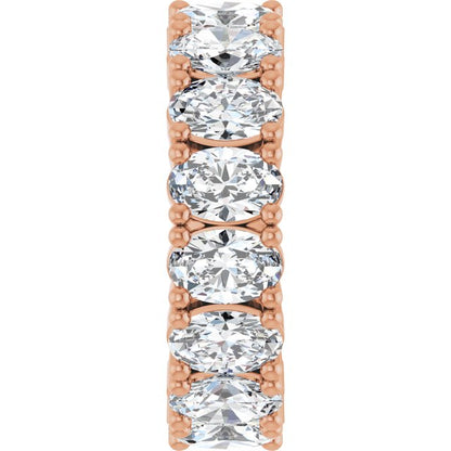 5 9/10 CTW Natural Diamond Eternity Band, Shared-Prong