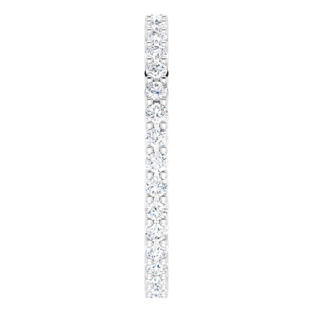 3/4 CTW Lab-Grown Diamond Eternity Band, 2.2 mm, Shared-Prong