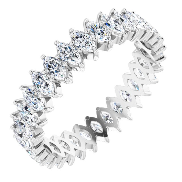 2 1/8 CTW Lab-Grown Diamond Eternity Band, 4.84 mm