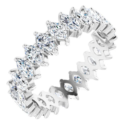 3 1/8 CTW Natural Diamond Eternity Band, 5.54 mm